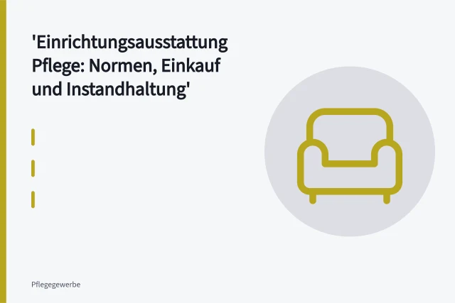 Elektrisches Pflegebett mit Handschalter und Seitengittern im Pflegezimmer. Einrichtungsausstattung Pflege: Normen, Einkauf und Instandhaltung